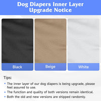 5 Pack Dog Diapers Male, High Absorbing Dog Wraps - XX-Large / Space - image 4