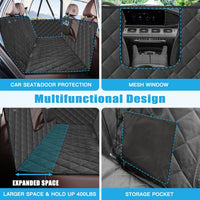 Kytely Dog Car Seat Cover for Back Seat - Matte Black / Standard - image 4