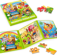 SYNARRY Unicorn Mermaid Princess Magnetic Puzzles for Child 3-5 - Animal
