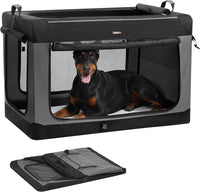 Feandrea Collapsible Dog Crate - XXXL (48"L x 29"W x 31"H)