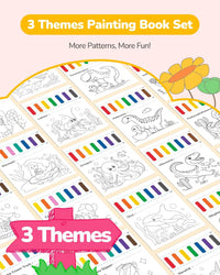 TECJOE 3 Pack Paint with Water Books - Sea & Princess & Dinosaur - image 3