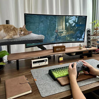 Cat Desk Bed - Perfect Cat Hammock for Your Desk Perch Adjustable Steel Frame Soft Fabric Removable Washable 16 inch Unique and Modern cat Furniture