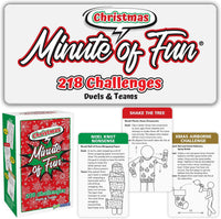 Funwares Minute of Fun Christmas Edition card game with 218 holiday challenges