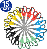 Westcott 8" Straight Stainless Steel Soft Handle Scissors - 8" Pack of 15 - image 2