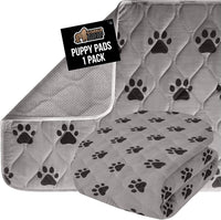 GORILLA GRIP Washable Puppy Pads, Slip Resistant Dog Crate Mat - 18" X 12"