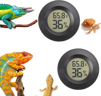Reptile Thermometer and Humidity Gauge Digtal Terrarium Thermometer - 2 / Circular