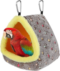 Medium Winter Warm Bird Nest House with Support Board for Cage – Essentials for Birds - Large