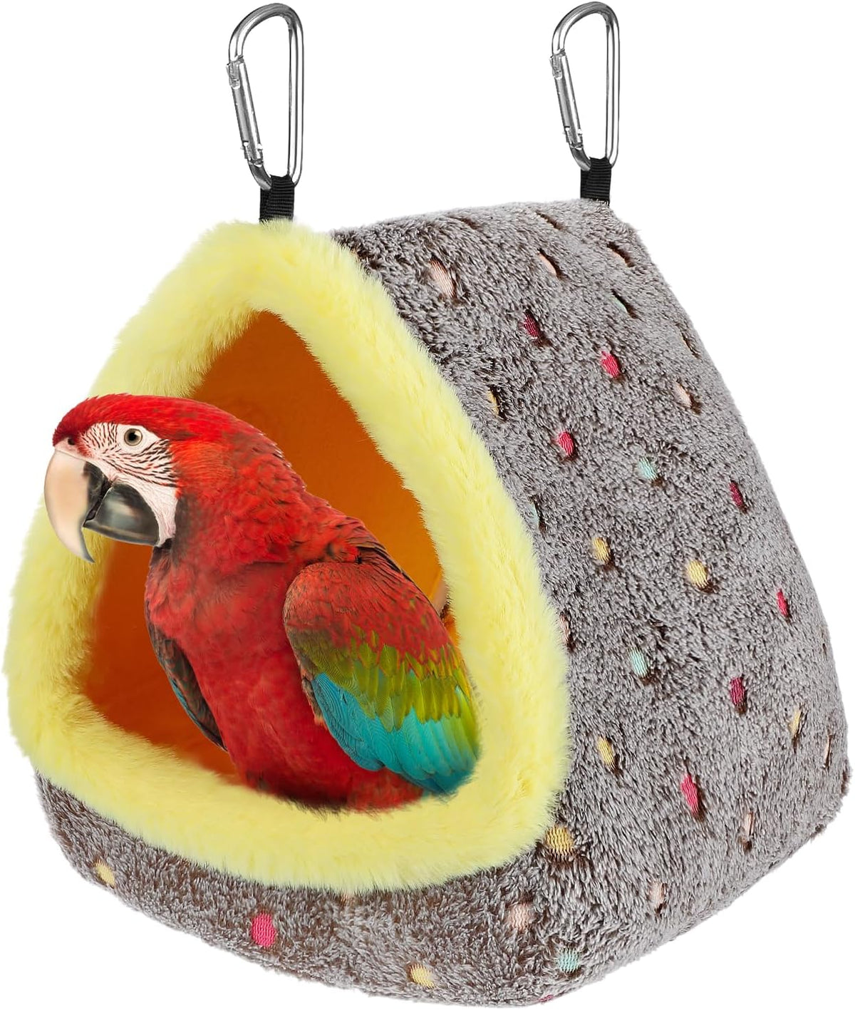Medium Winter Warm Bird Nest House with Support Board for Cage – Essentials for Birds - Large