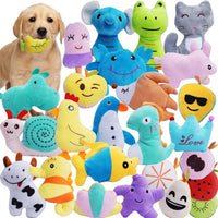 HDMOTU Pack of 26 Soft Small Medium Dog Squeaky Toys for Puppy – Essentials for Dogs