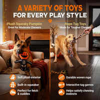 Pacific Pups Products Halloween Dog Toys 8-Pack for Small Dogs - Large Dog 3 Pack - image 4