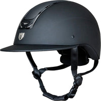 TIPPERARY EQUESTRIAN Horse Riding Helmet - Royal Wide Brim - English Style Protective Horseback Riding Apparel - Safety Helmet with Cooling Ventilation