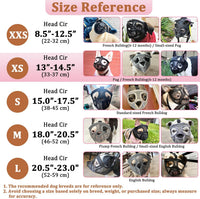Mesh Short Snout Dog Muzzle with Anti-Eating Design for Frenchie – Essentials for Dogs - Pink / XS [Head Cir: 13"-14.5"] - image 2