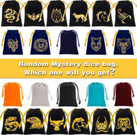 QMAY Mystery Dice Set – 7 Pcs Acrylic Polyhedral Dice + 1 Pcs Velvet Bag – Fun for Kids & Family - 1 bag Mystery Dice - image 4