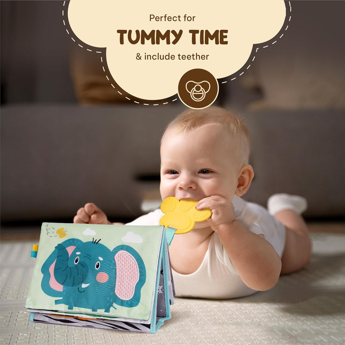 TINITIGIES Tummy Time Mirror for Babies 0-6 Months - Tummy Time Mirror - image 4