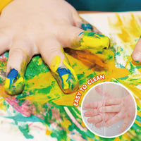 Early Learning Kids Paint Set Washable Finger Paint with Assorted - image 3