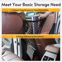 rabbitgoo Dog Car Net Barrier for SUVs, Car Divider - 13.98" x 15.55" - image 2