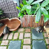 Reptile Basking Platform 6 × 6", Extra Large Reptile Slate - 6 × 6 IN - image 3
