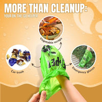 Pet N Pet 270 Counts Green Poop Bags for Dogs, 38% Plant Based & 62% PE Extra Thick Dog Poop Bags Rolls, 9" x 13", Unscented Dog Waste Bag, Pet Supplies for Dogs