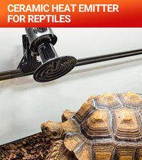 REPTI ZOO 100W Reptile Heat Lamp 2Pack Ceramic Heat Emitter Night - 150W/2PCS - image 2