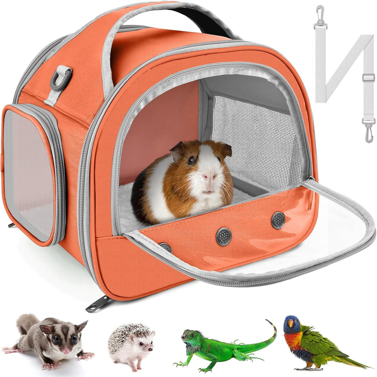 Bissap Guinea Pig Carrier Bag - Orange