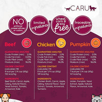 Caru - Daily Dish Pumpkin Broth Meal Topper for Dogs & Cats - Savory Pour-Over Broth - Pack of 3
