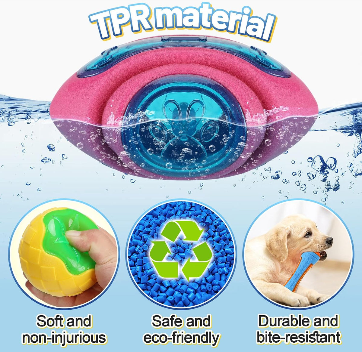 4 Pcs Interactive Dog Pool Toys - image 2