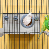 Parrot Nesting Box Cockatiel Nesting Box Bird Breeding Box House - XL(13.3"X7.4"X6.7") - image 2