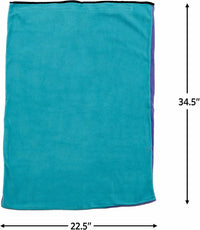 MidWest Homes for Pets Ferret Nation Exit Ramp & Cover for Ferret - 34.5"L x 22.5"W x 1.0"H / Teal and Purple - image 2