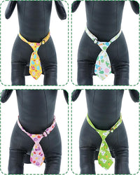 PET SHOW 10 Pack Easter Small Dog Ties Neckties for Doggies Cats Adjustable Holiday Grooming Accessories Neck Ties Bowties Girl Boy Pets Festival Costumes Puppy Wedding Party Gift Favor