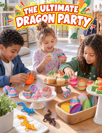 TBOLINE 16 pack dragon eggs with 3D printed articulated dragons and basket - view 7