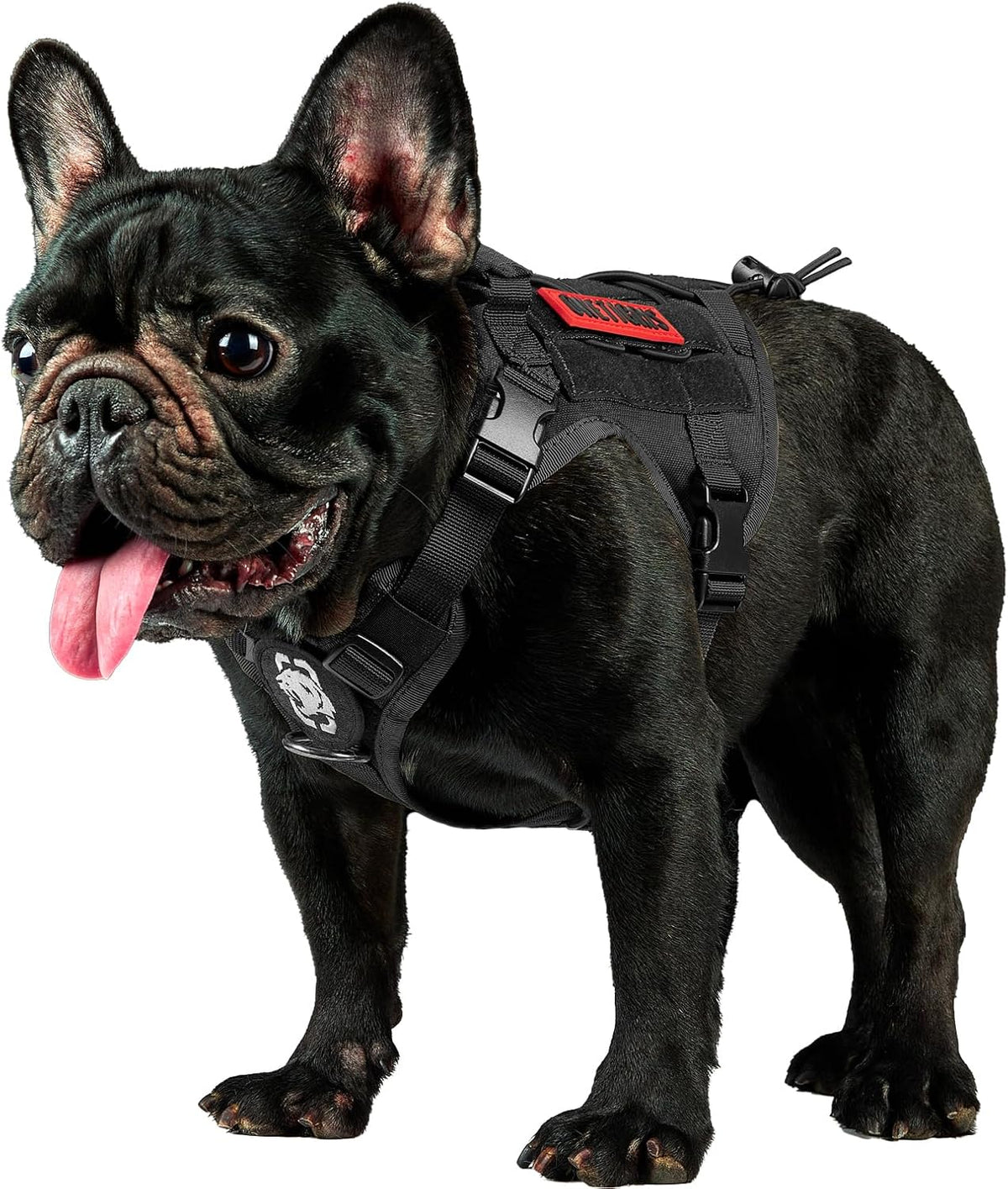 OneTigris Tactical Dog Harness No-Pull Service Vest for Medium Large - Small / Black