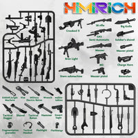 Weapons Pack Military Toy Set Building Blocks Model for Soldier - 73 PCS-Weapons - image 4
