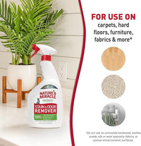 Nature's Miracle Stain and Odor Remover, Spot Stain and Pet Odor Eliminator, Enzymatic Formula, 32 Ounce Spray