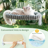 Sunhoo Foldable Cat Window Perch - Gray / 23.62"L x 11.8"W x 9.45"TH - image 3