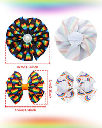 PET SHOW Holiday Dog Bowties Flowers for Small Dogs Slide on Collar – Essentials for Dogs - Rainbow-12pcs - image 2