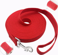 SALO Nylon Training Dog Leash for Small Medium Large Dogs - Red / 1 inch x 30 feet - image 2