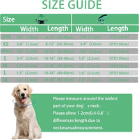 Maiiu reflective nylon dog collar and leash set with quick release buckle - view 4