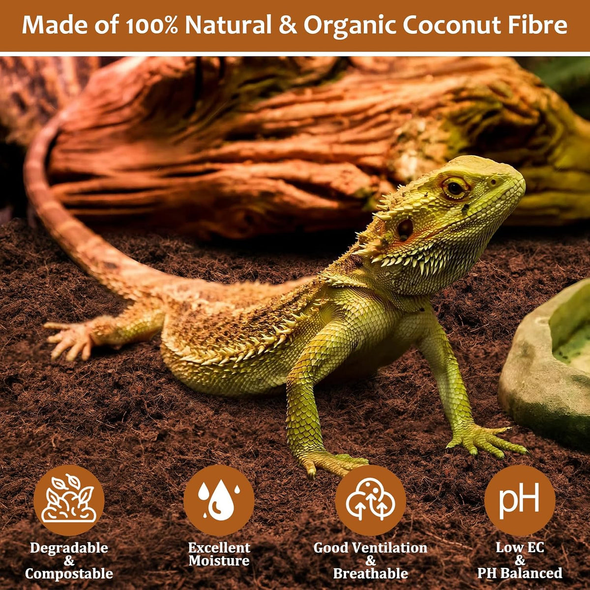 2 Pack Natural Coconut Fiber Substrate - 8 pack - image 3