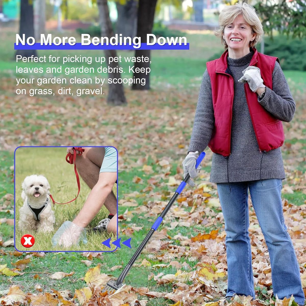 Non-Breakable Pooper Scooper - Blue - image 4