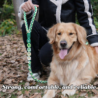 5FT Braided Cotton Rope Leash for Small, Medium and Large Dogs - Mint Meadow - image 4