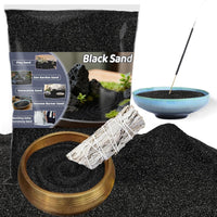 RAINFLOW 15oz Fine Yellow Sand for Crafts - Black / 15 OZ