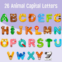 Large Size Magnetic Letters - 26 magnetic alphabet of animals - image 2