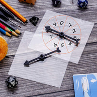 Gejoy 10 Pack Transparent Spinners Bulk for Classroom Clear Spinners - Clear / 20 - image 2