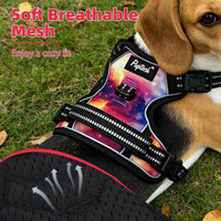 PUPTECK No Pull Halloween Dog Harness for Large - Aurora / Large / Harness Only - image 4