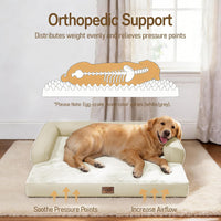Comfort Expression Orthopedic XL Dog Bed for Large and Extra Large - Beige / 48"L x 33"W x 8"Th - image 2