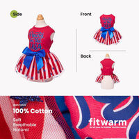 Fitwarm Birthday Girl Dog Tulle Dress - XX-Small / Pawty in the USA - image 2