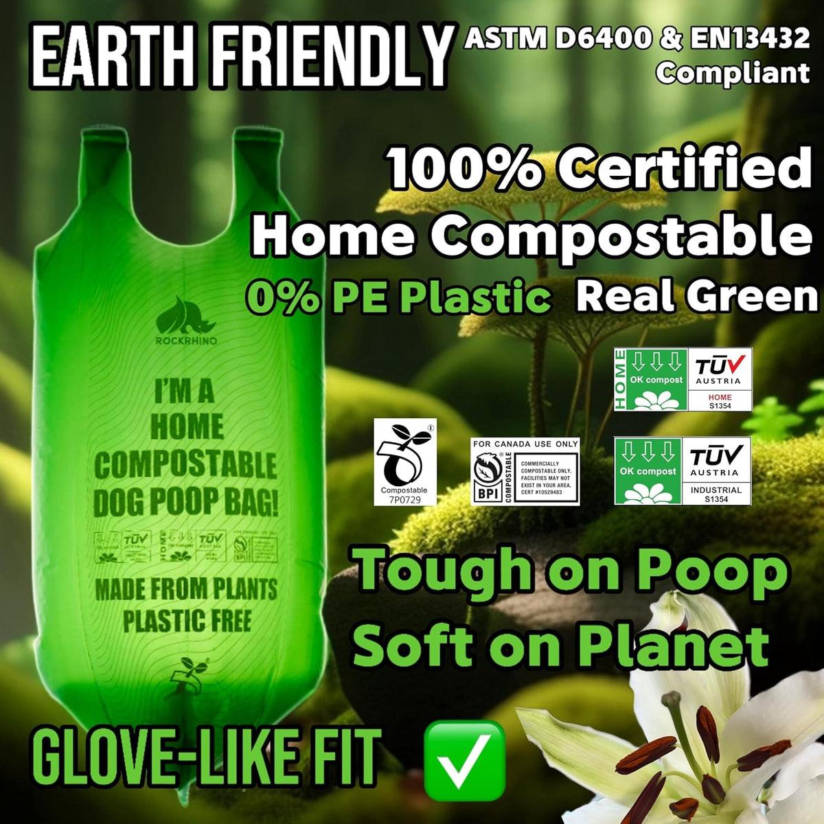 RockRhino XL Dog Poop Bags for Large & Extra Large Dogs - 1 Count (Pack of 60) - image 4