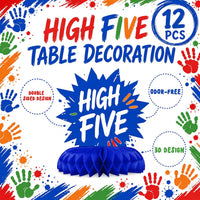 HaPiBiDesign transportation party decorations, 10 honeycomb table centerpieces - view 35