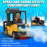 1:24 RC Forklift Toy for Kids - Yellow / 1:24 Scale (10×4×6.3 inch) - image 4