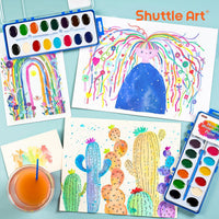 Shuttle Art 16 Colors Watercolor Paint Set Bulk - 16 Colors 15 Pack - image 4